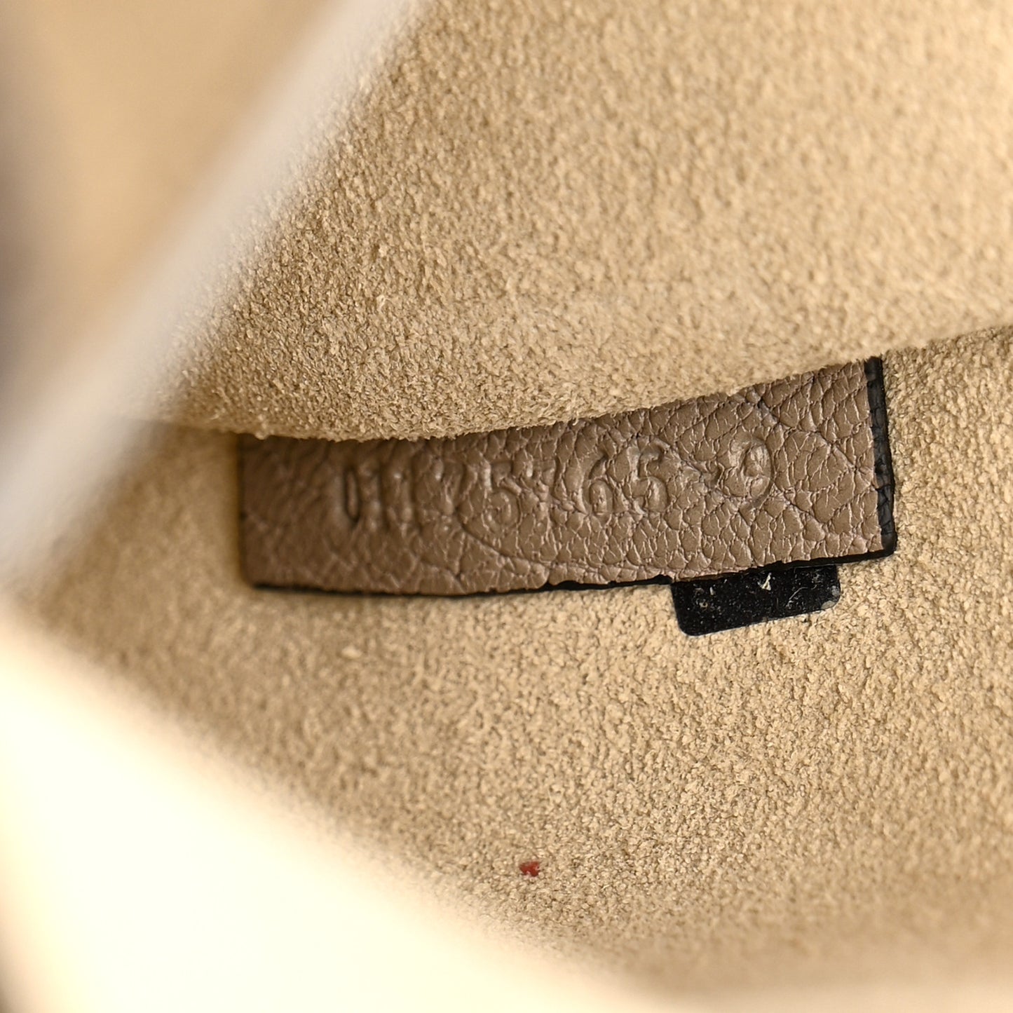 Grained Lambskin Drew Shoulder Bag Motty Grey