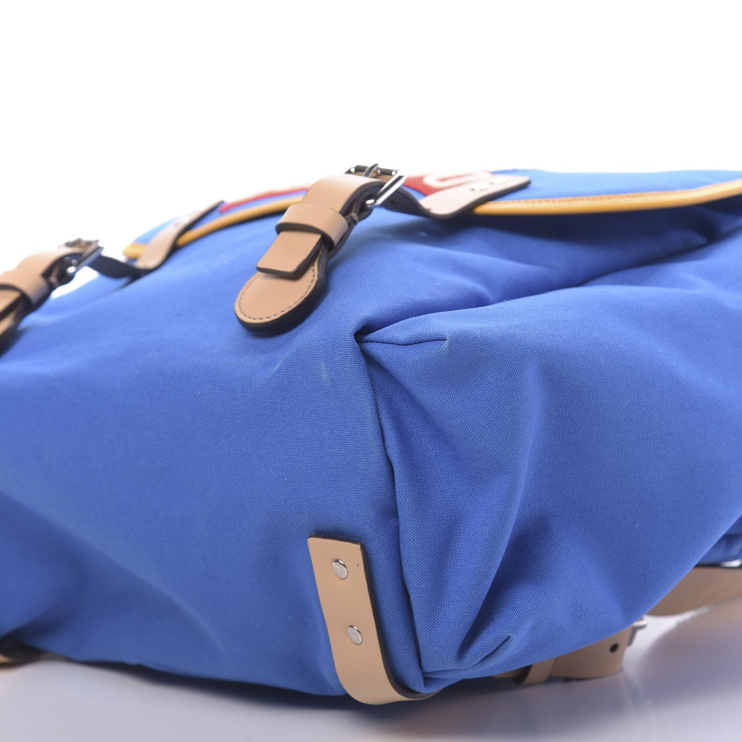 Gucci Canvas Childrens Sciroppo Patch Backpack Blue 6 of 11