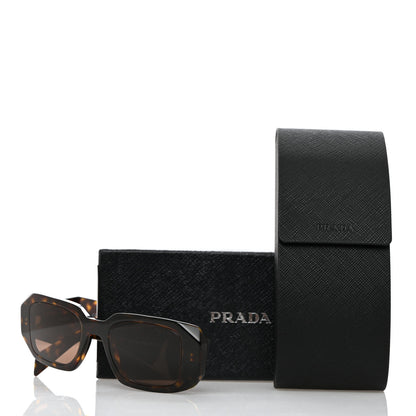 Prada Acetate Symbole Sunglasses SPR 17W Havana 8 of 8