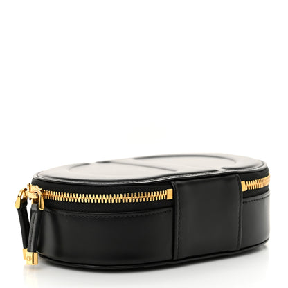 Christian Dior Calfskin CD Signature Oval Crossbody Camera Bag Black 4 of 10