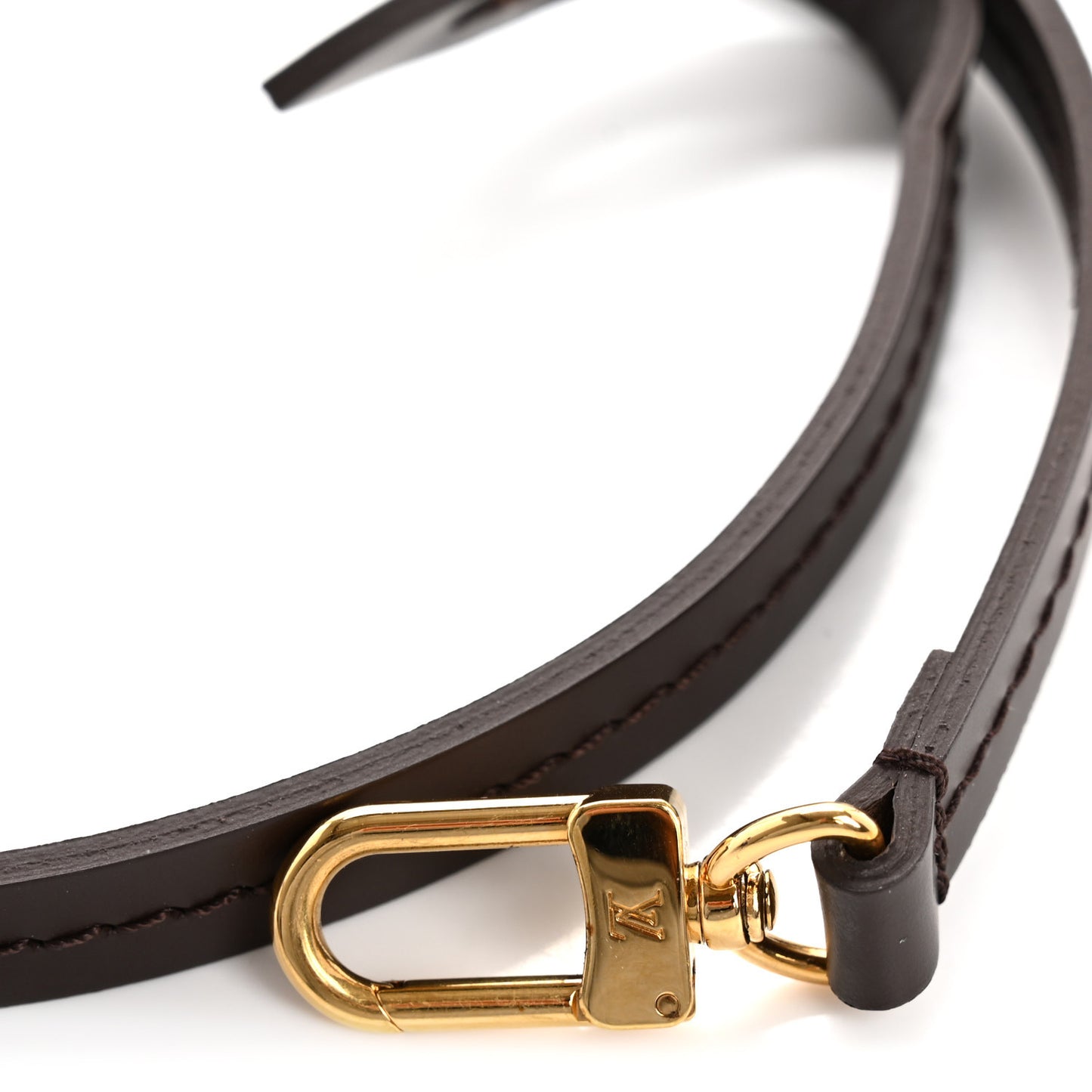 Calfskin Pochette Accessories Strap Brown