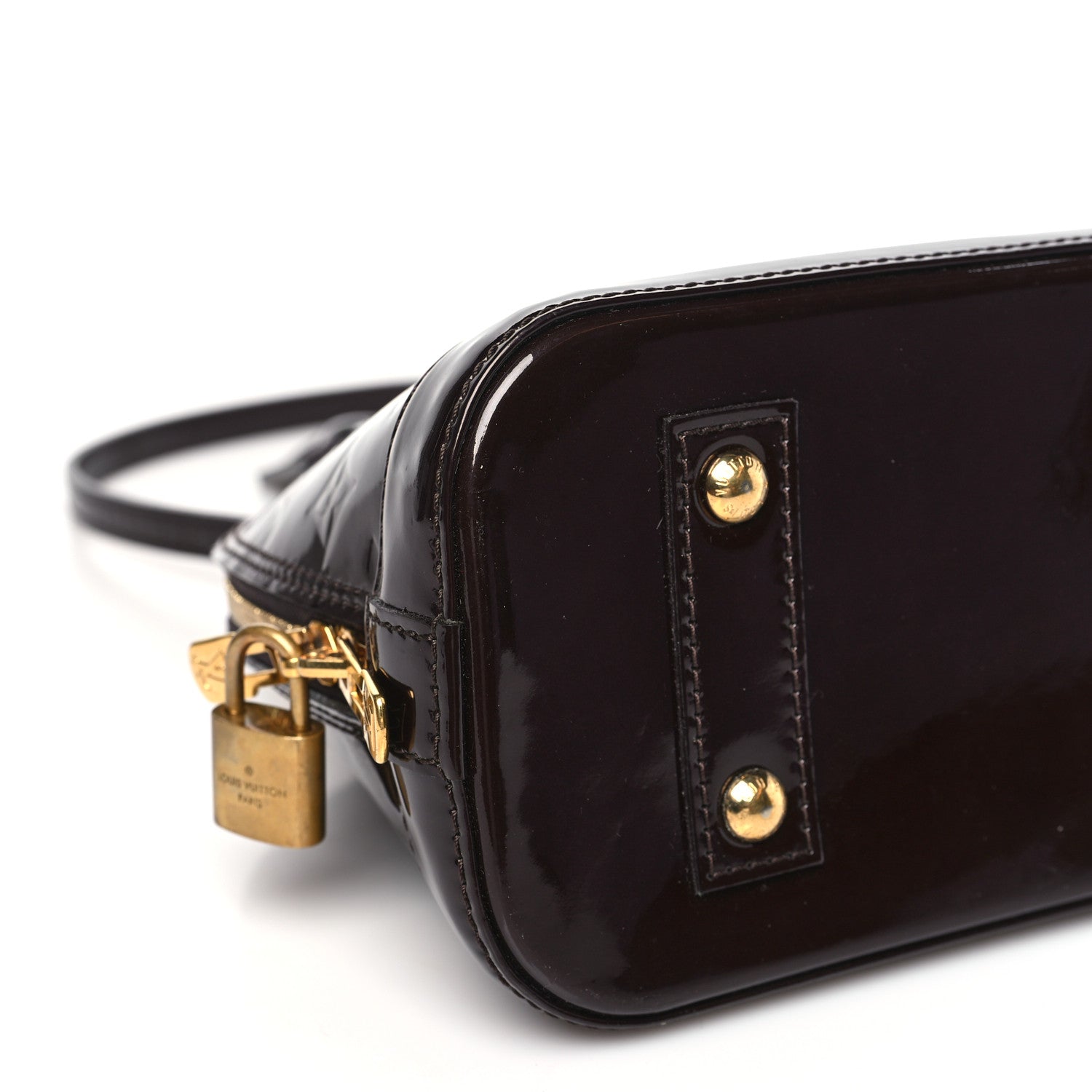 Louis Vuitton Vernis Alma BB Amarante 8 of 9