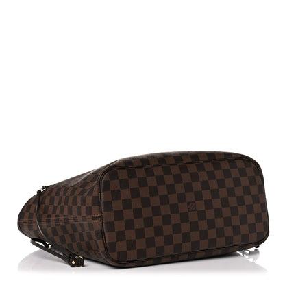 Louis Vuitton Damier Ebene Neo Neverfull MM Rose Ballerine 4 of 11