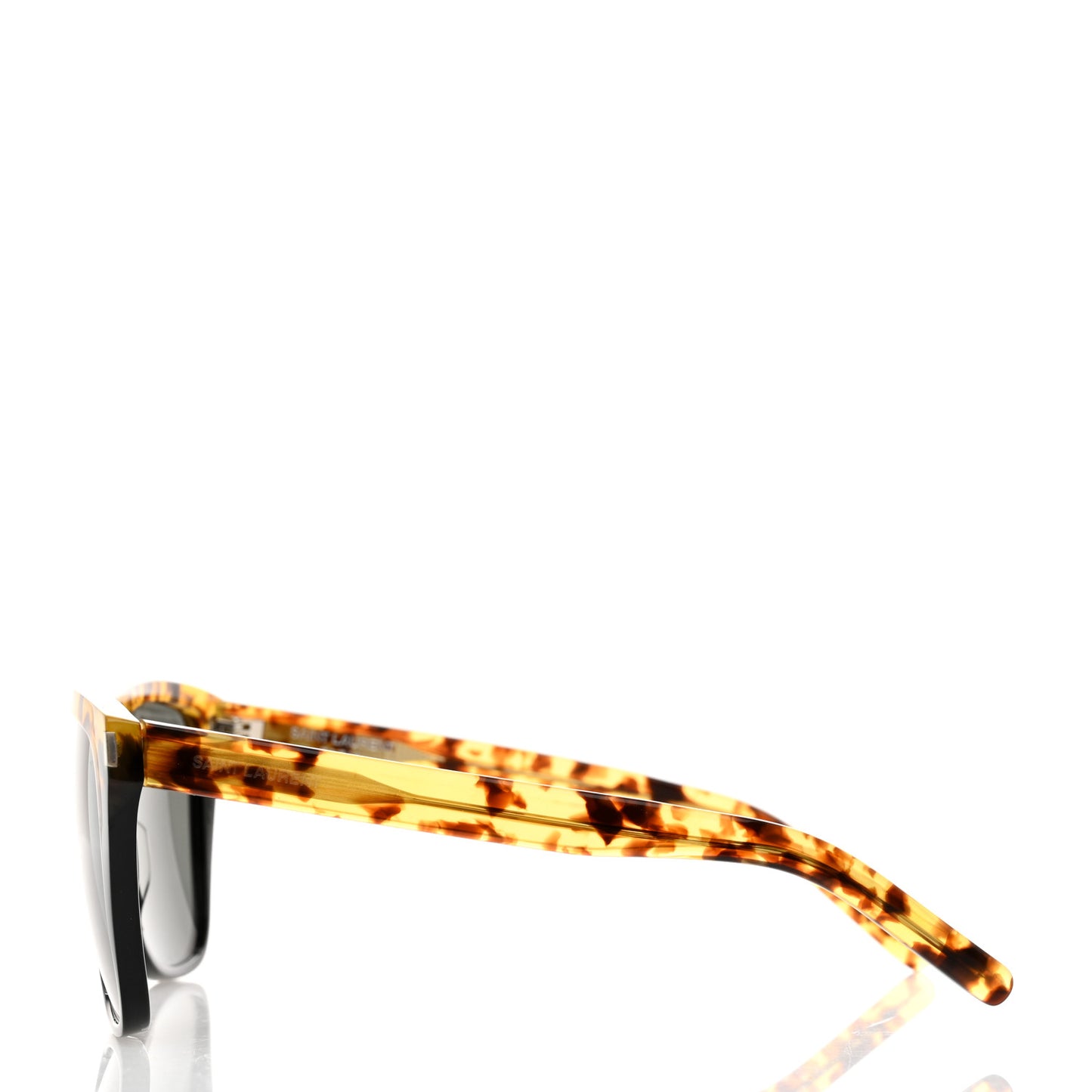 Acetate Flat Top Sunglasses SL1 Tortoise Black