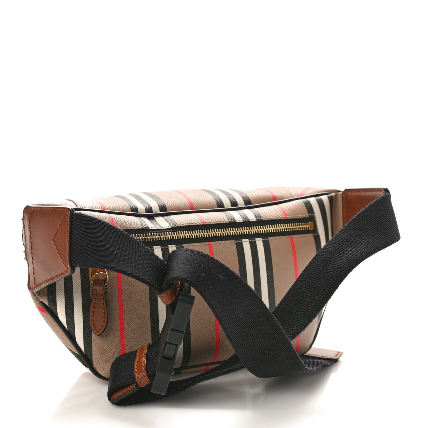E-Canvas Icon Stripe Sonny Bum Bag Archive Beige