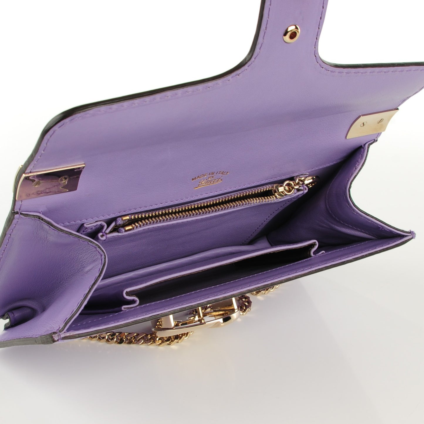 Lambskin 1973 Chain Shoulder Bag Lilac