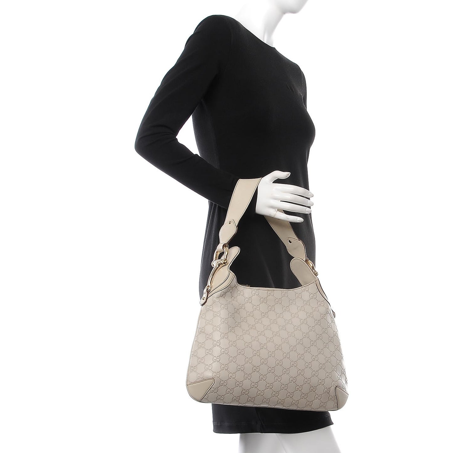 Guccissima Creole Hobo White