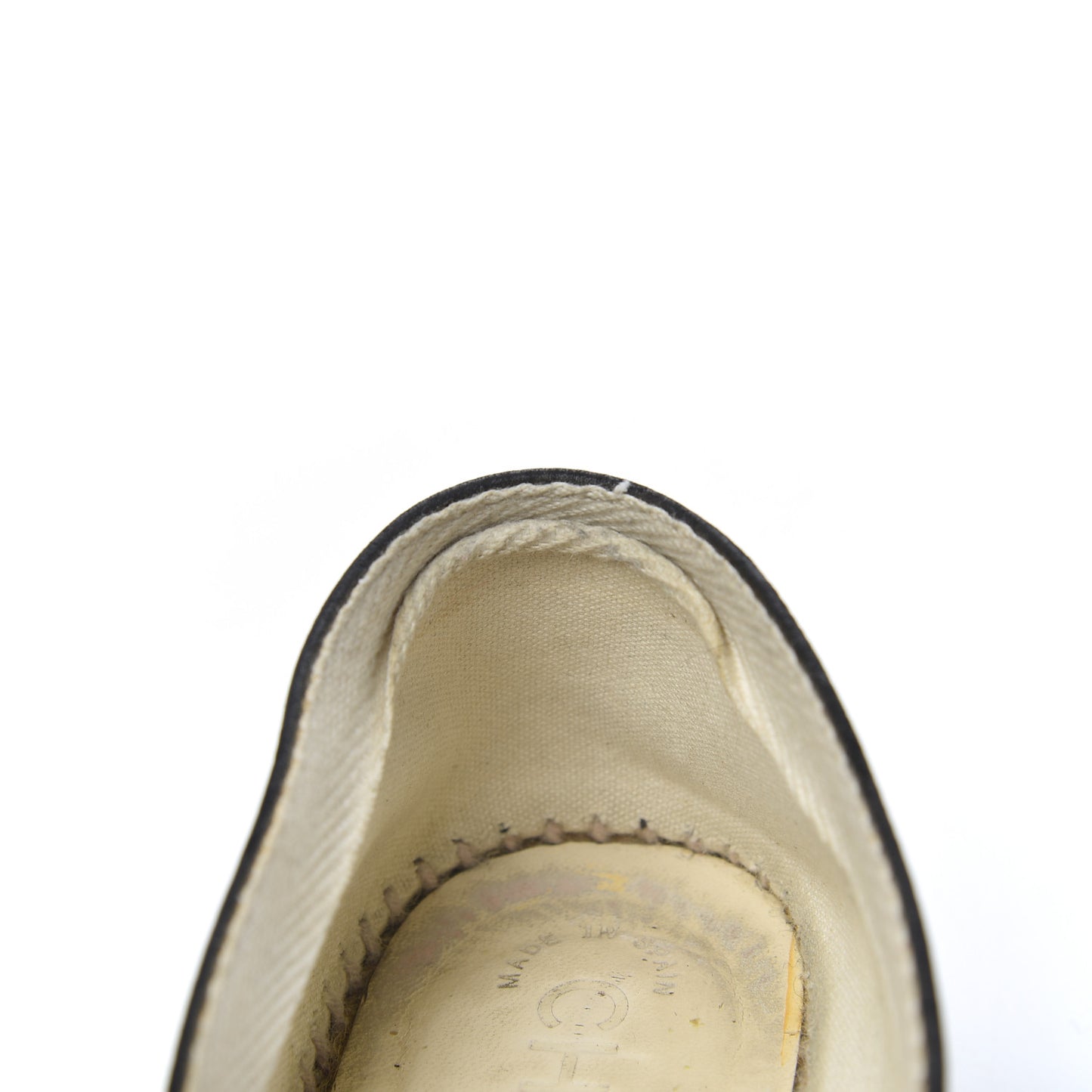 Suede Camellia CC Espadrilles 37 Black