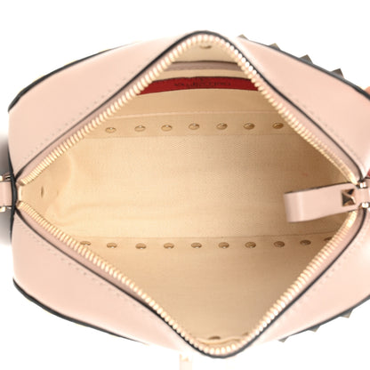 Valentino Garavani Calfskin Rockstud Camera Crossbody Bag Poudre 5 of 9