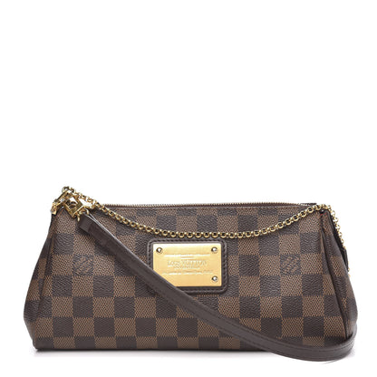 Louis Vuitton Damier Ebene Eva Clutch 1 of 12
