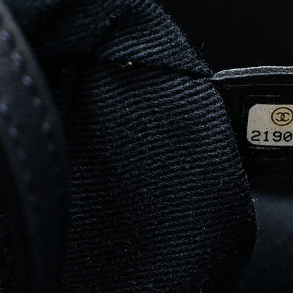 Chanel Denim Medium Deauville Tote Dark Blue 7 of 10