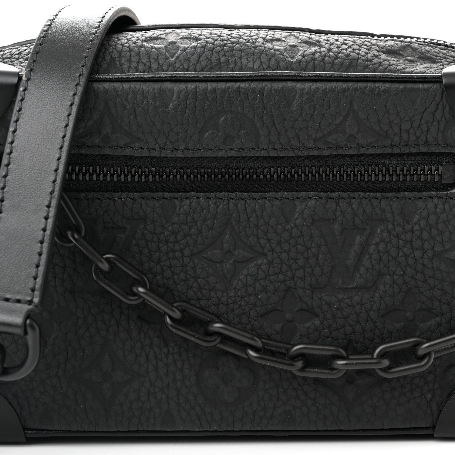 Louis Vuitton Taurillon Monogram Mini Soft Trunk Black 7 of 9