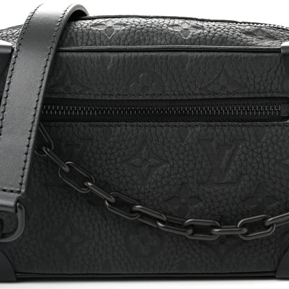 Louis Vuitton Taurillon Monogram Mini Soft Trunk Black 7 of 9