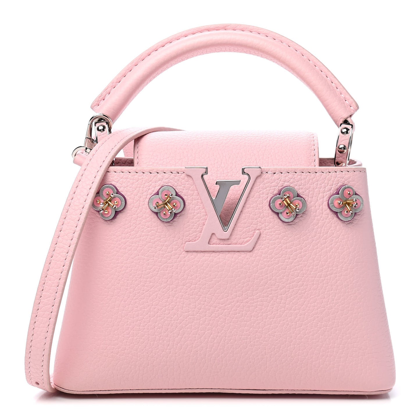 Taurillon Flowers Capucines Mini Pink
