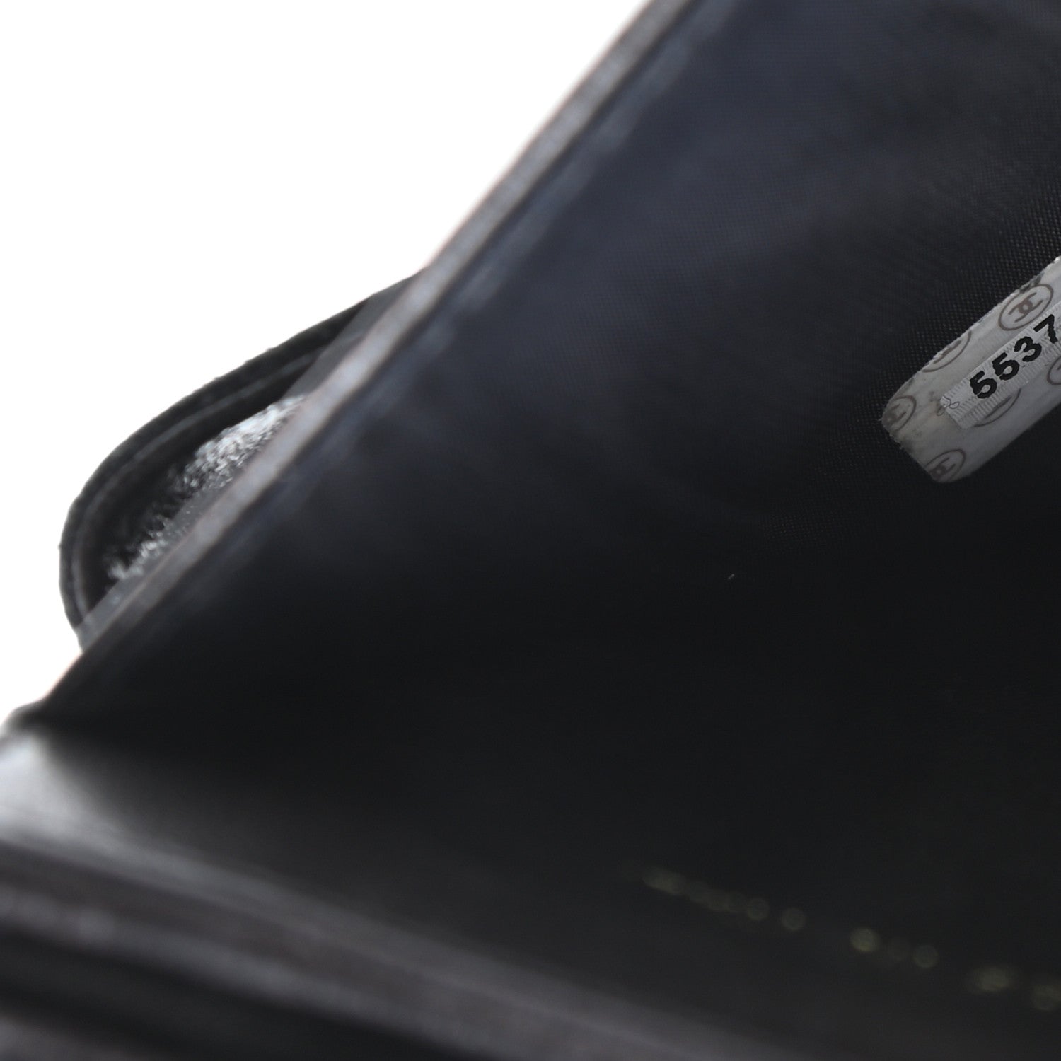 Chanel Grained Calfskin CC Flap Wallet Black 8 of 9