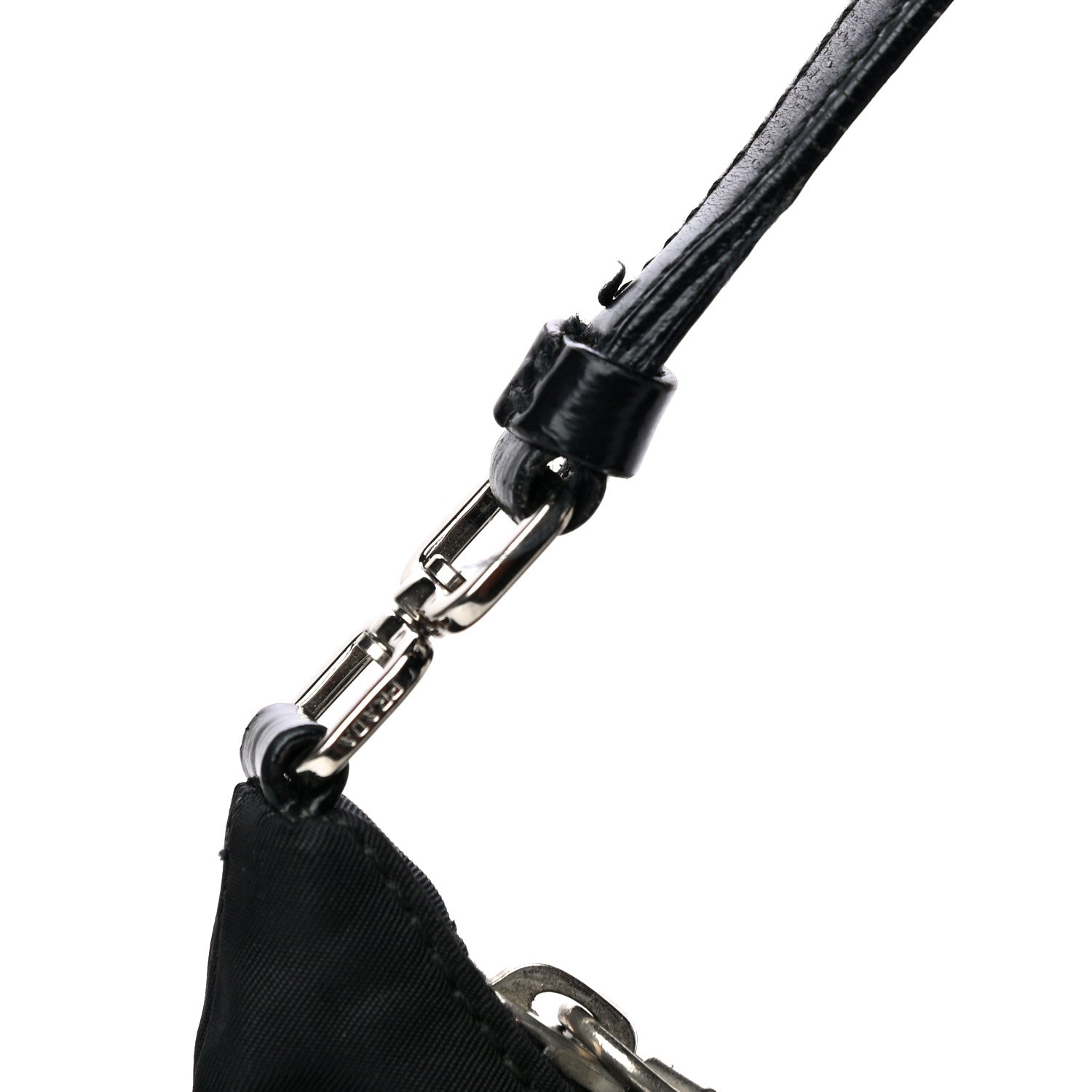 Prada Tessuto Nylon Pochette Bag Black 16 of 20