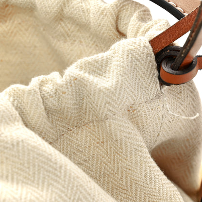 Loewe Raffia Drawstring Basket Tote Bag Natural Tan 10 of 10
