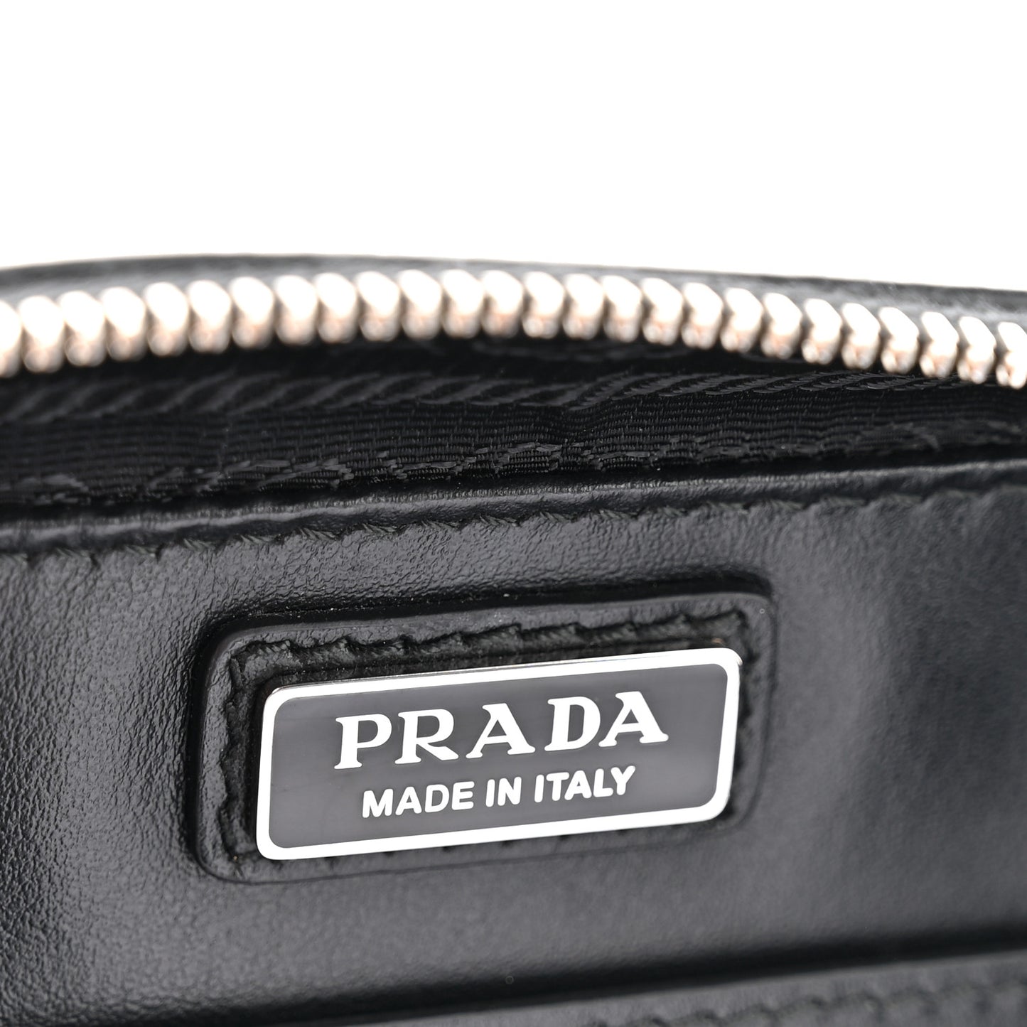 Saffiano Travel Small Brique Crossbody Bag Black