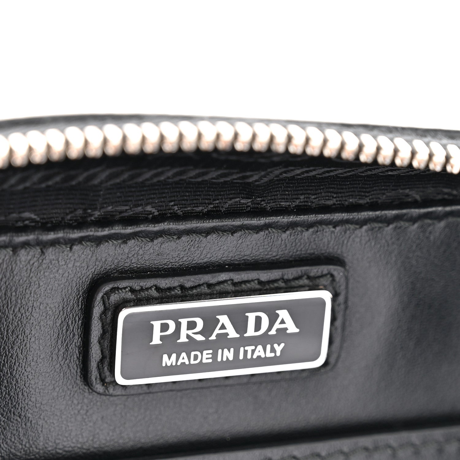 Prada Saffiano Travel Small Brique Crossbody Bag Black 6 of 10