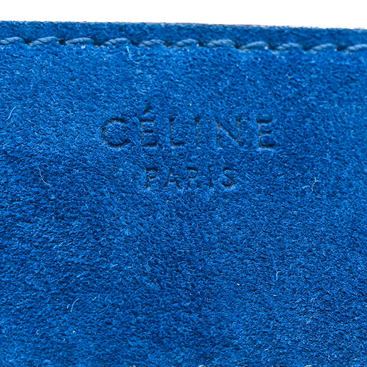 Suede Small Phantom Luggage Blue