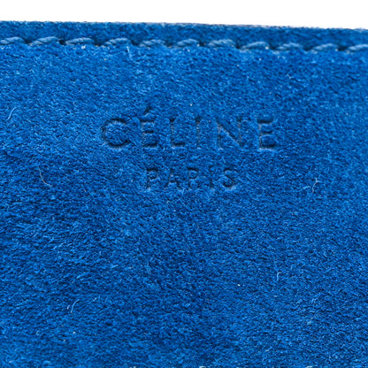 Celine Suede Small Phantom Luggage Blue 6 of 21