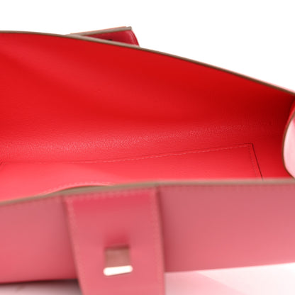 Hermes Tadelakt Medor 23 Clutch Rose Lipstick 5 of 11
