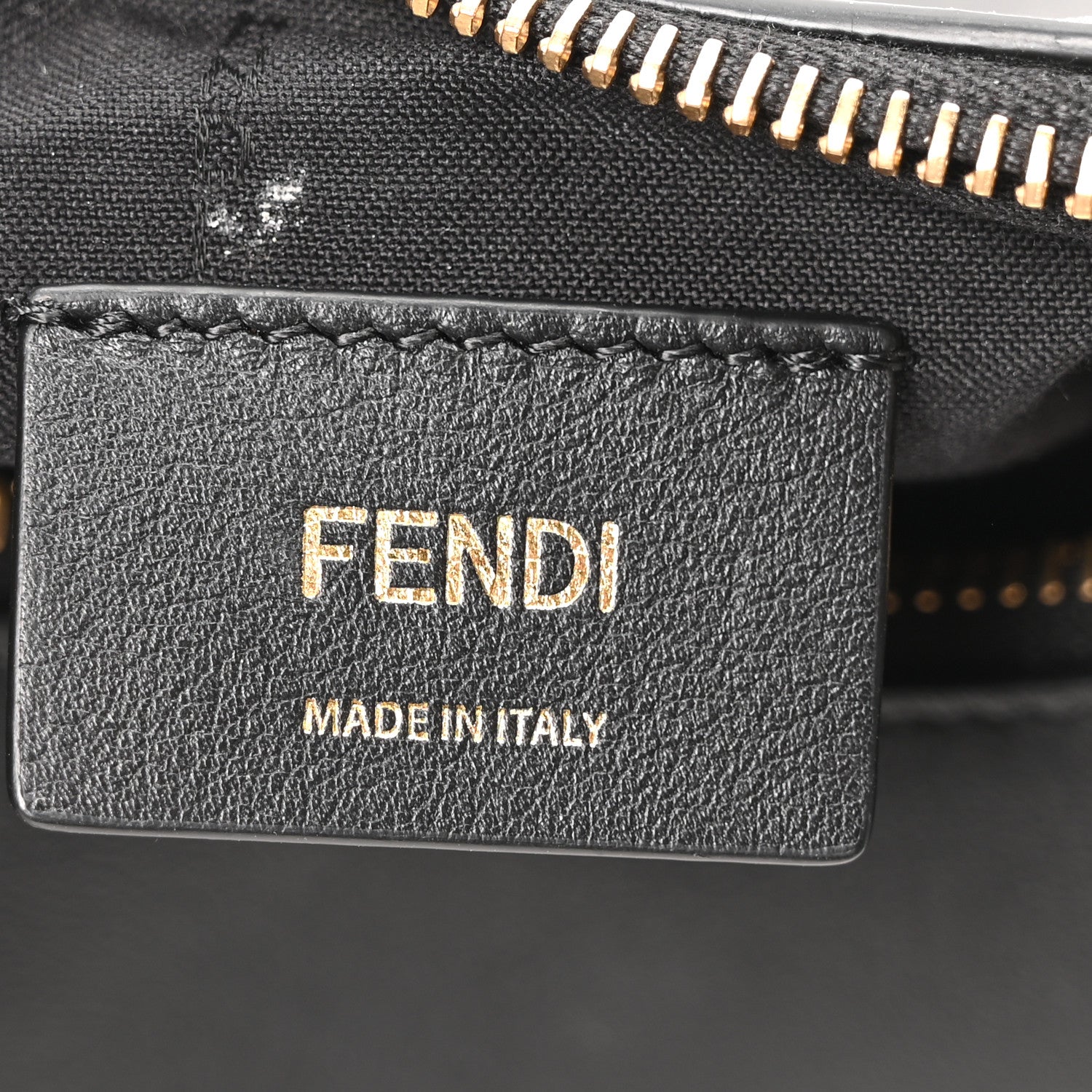 Fendi Vitello Grace Matte Mini Fendigraphy Hobo Bag Black 6 of 10