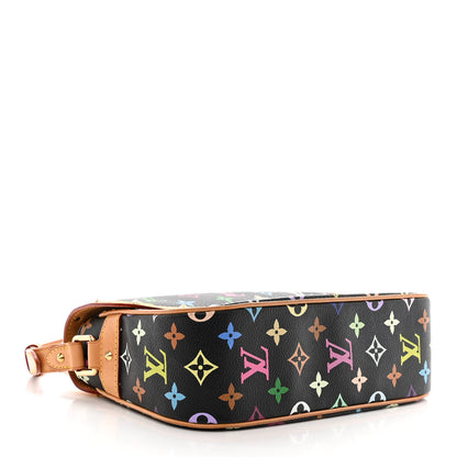 Louis Vuitton Monogram Multicolor Sologne Black 4 of 13
