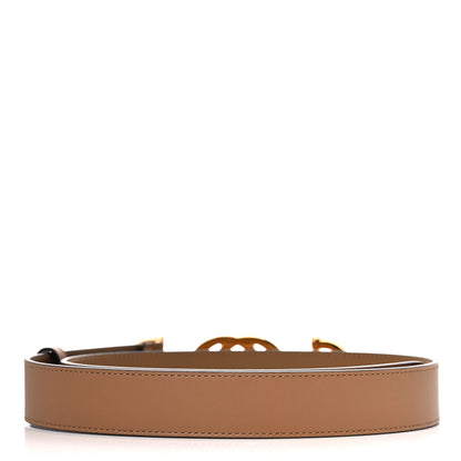 Gucci Calfskin Zumi 30mm Belt 80 32 Friky Taupe 2 of 4