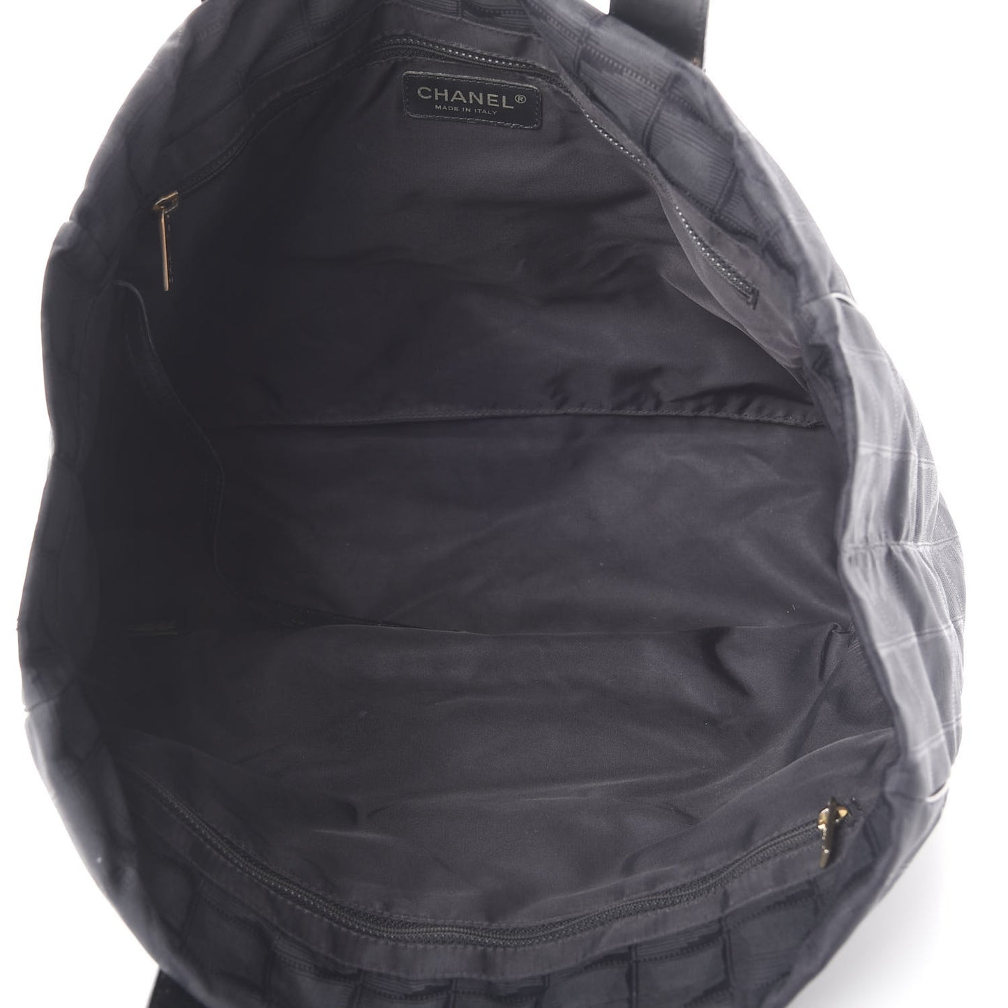 Nylon Medium Travel Tote Black
