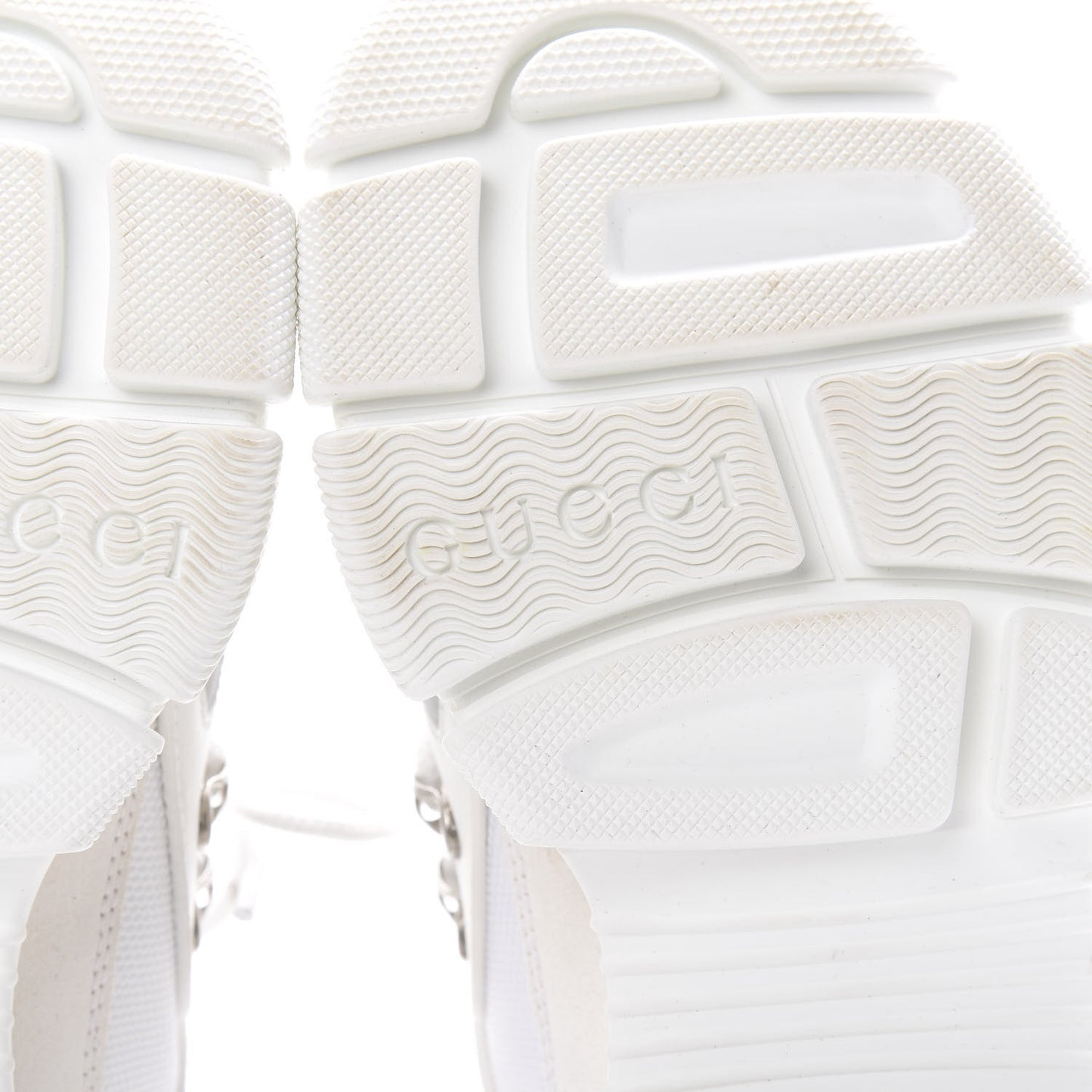 X SEGA Mesh Calfskin Suede Womens Flashtrek Sneakers 35 Great White