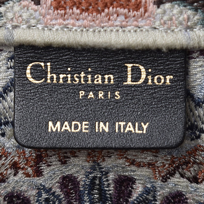 Christian Dior Canvas KaleiDioroscopic Embroidered Medium Book Tote Multicolor 9 of 10