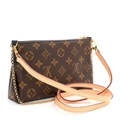 Louis Vuitton LOUIS VUITTON Monogram Pallas Clutch Blue Marine 3 of 10