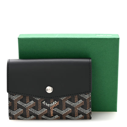 Goyard Goyardine Saint-Gabriel Compact Wallet Black 8 of 8