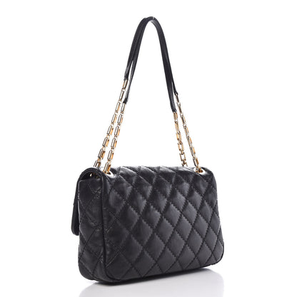 Chanel Calfskin Quilted Retro Chain Flap Black 3 of 9