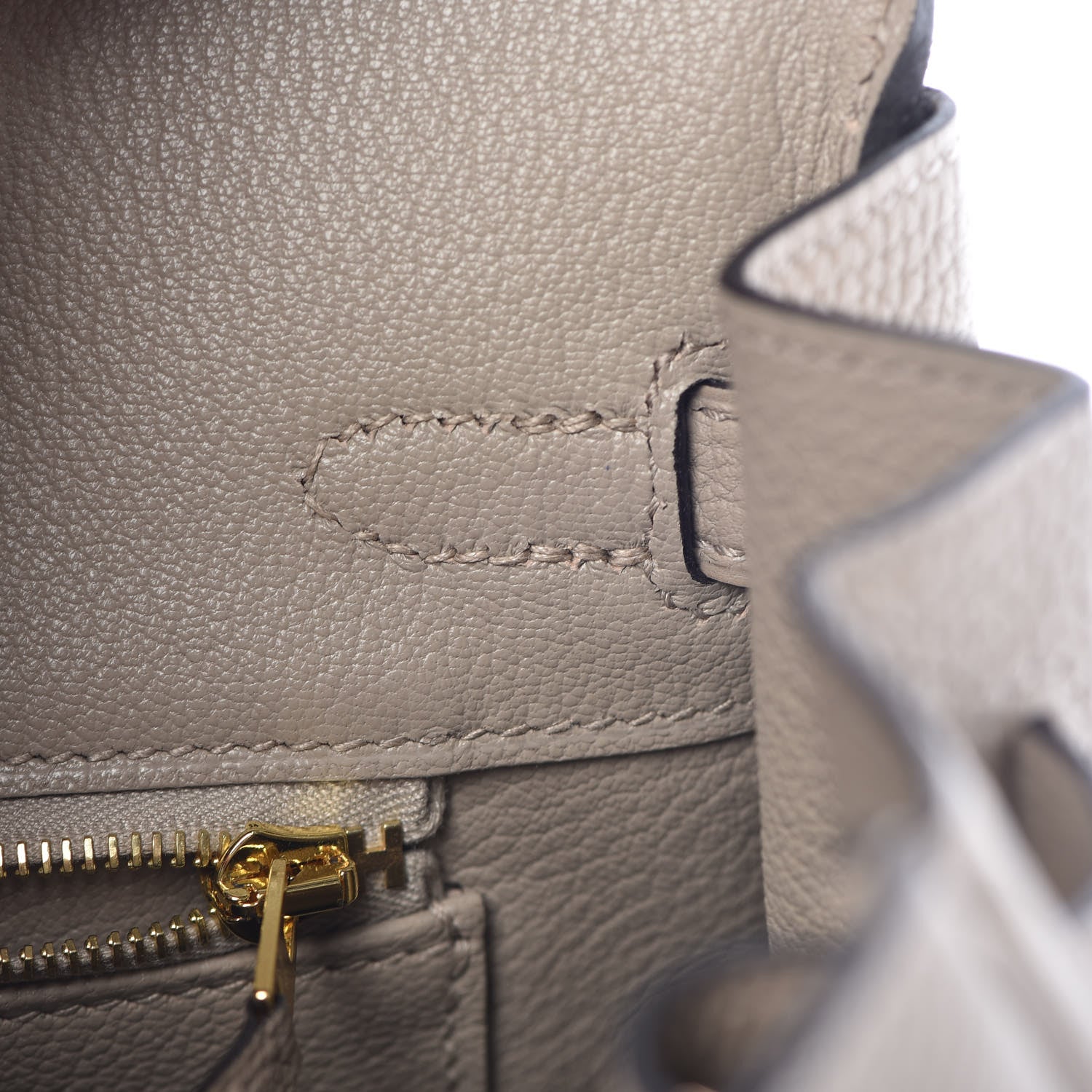 Hermes Togo Birkin 25 Gris Tourterelle 28 of 38