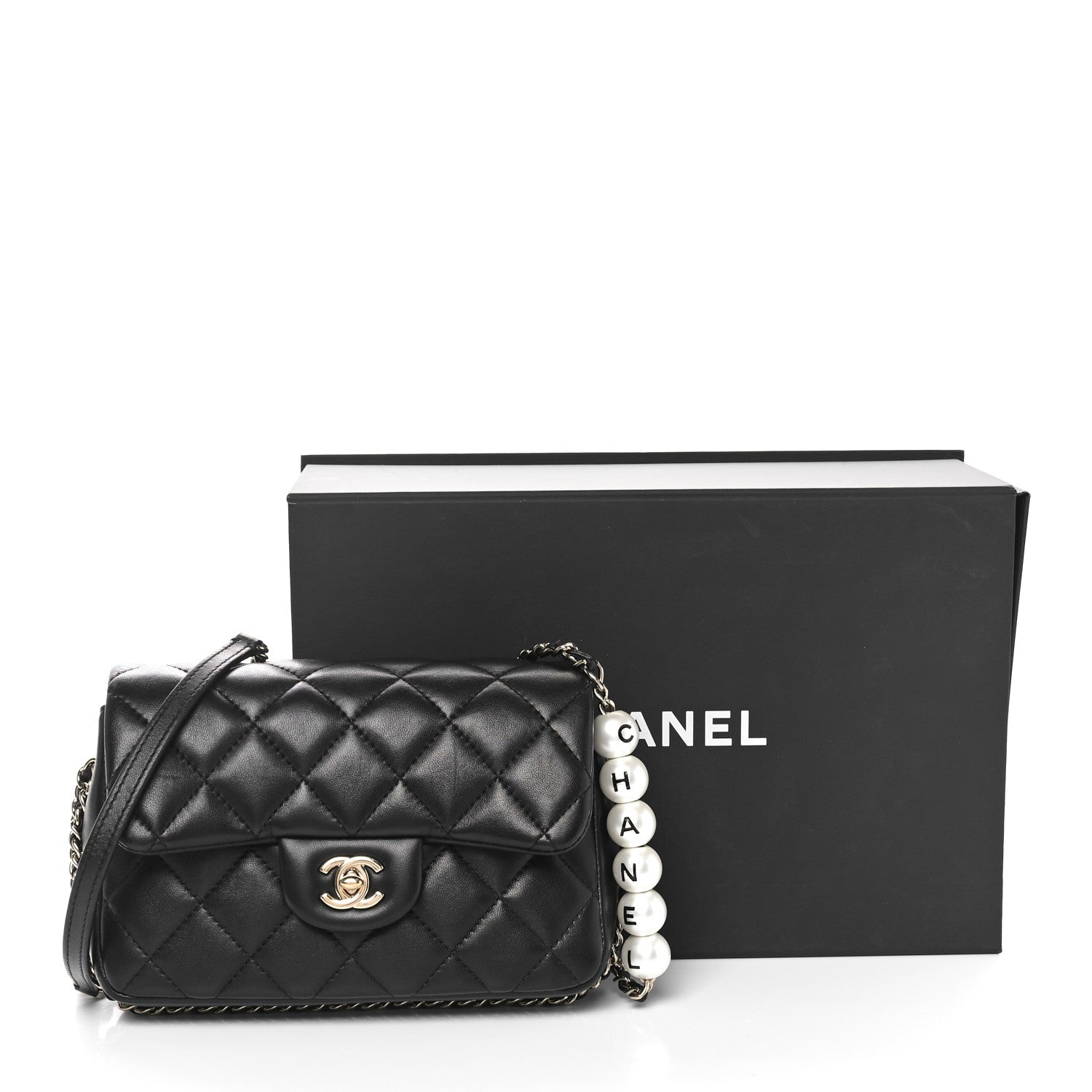Chanel Lambskin Quilted Small My Precious Flap Black 11 of 11
