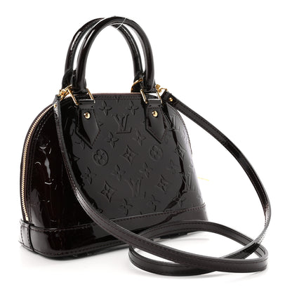 Louis Vuitton Vernis Alma BB Amarante 3 of 10