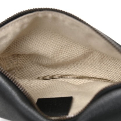Gucci Grained Calfskin Small Logo Belt Bag Black 5 of 11