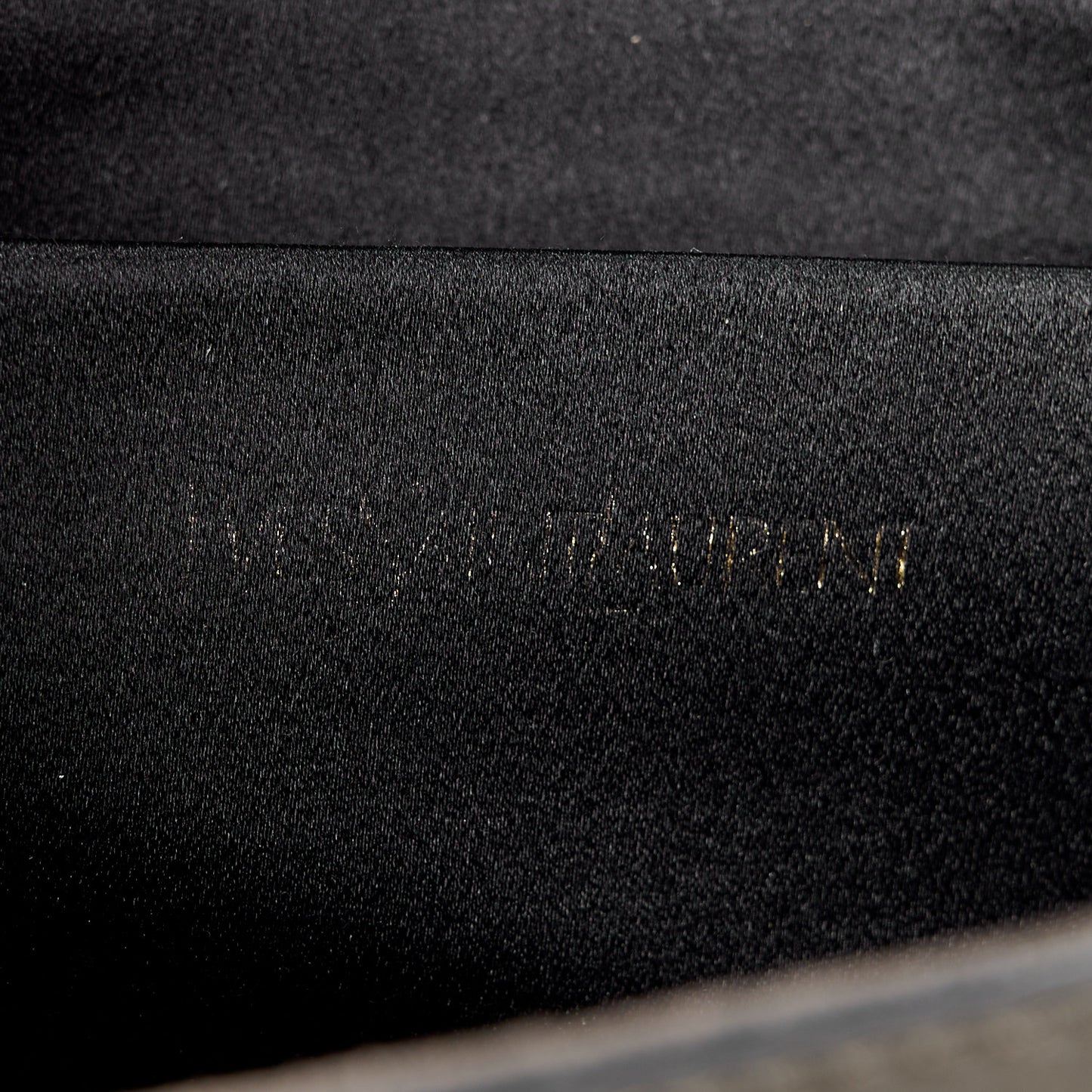 Textured Patent Classic Y Ligne Clutch Olive