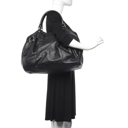 Gucci Guccissima Large Sukey Tote Black 2 of 9