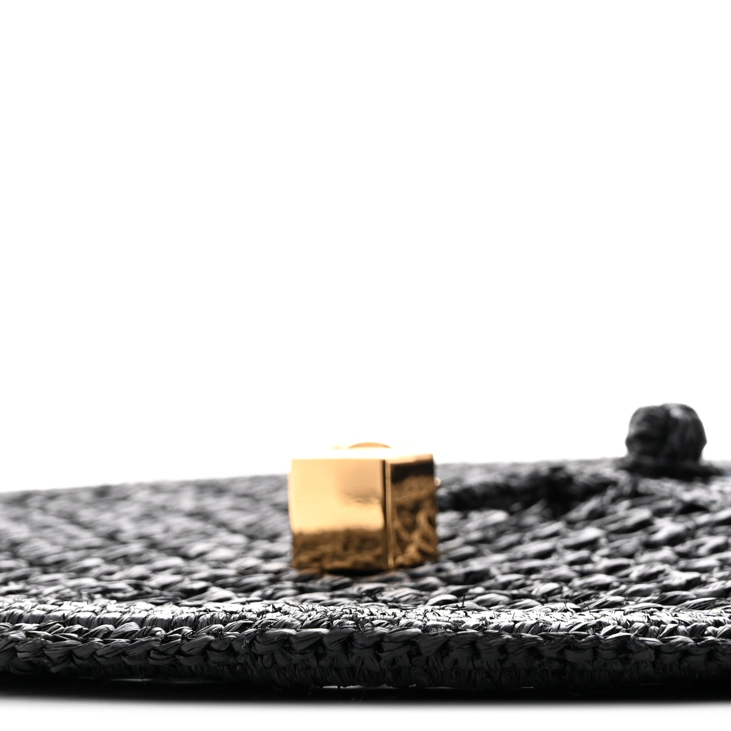 Jacquemus Raffia Le Petite Rond Spiaggia Handbag Black 10 of 10