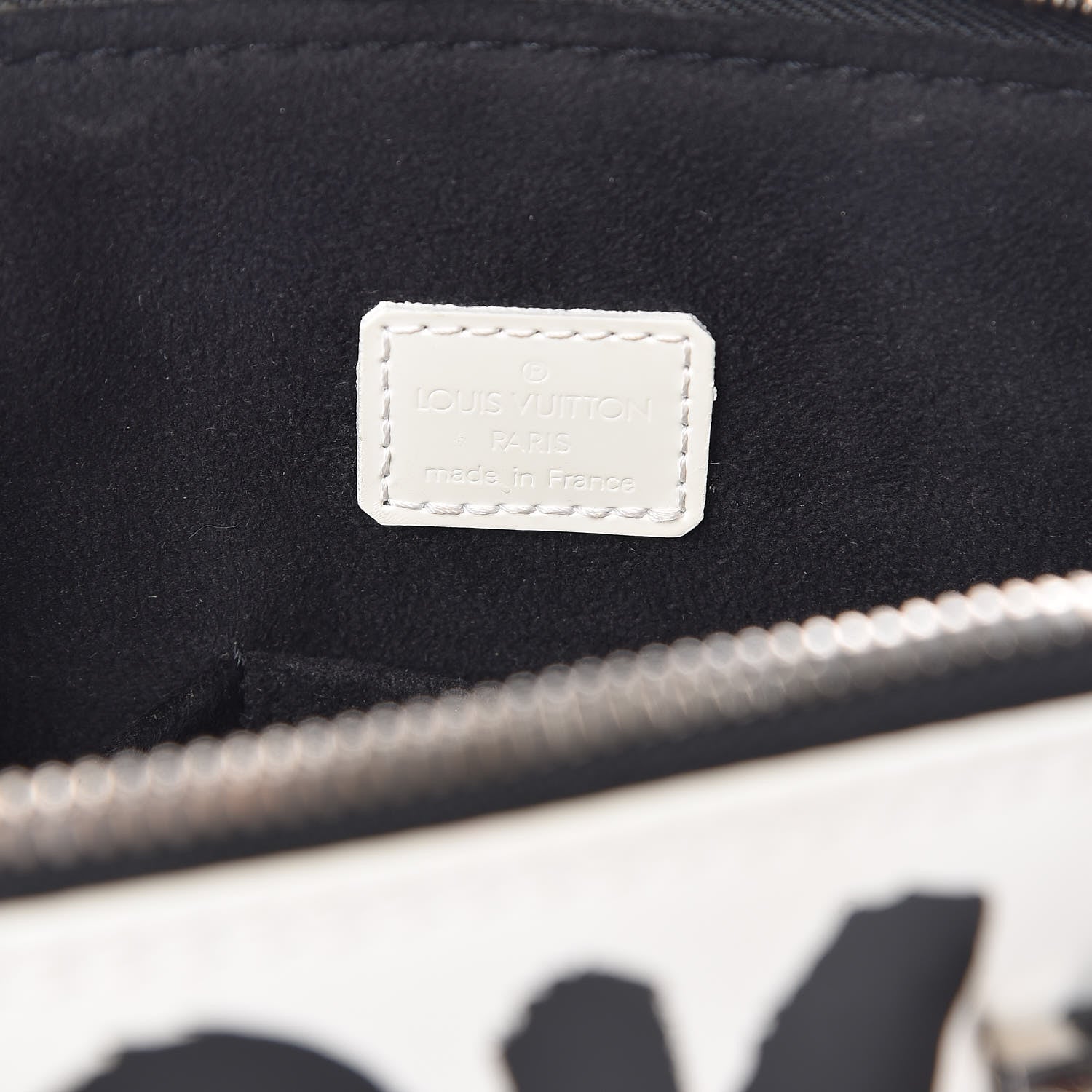 Louis Vuitton Graffiti Alma MM Black 5 of 12