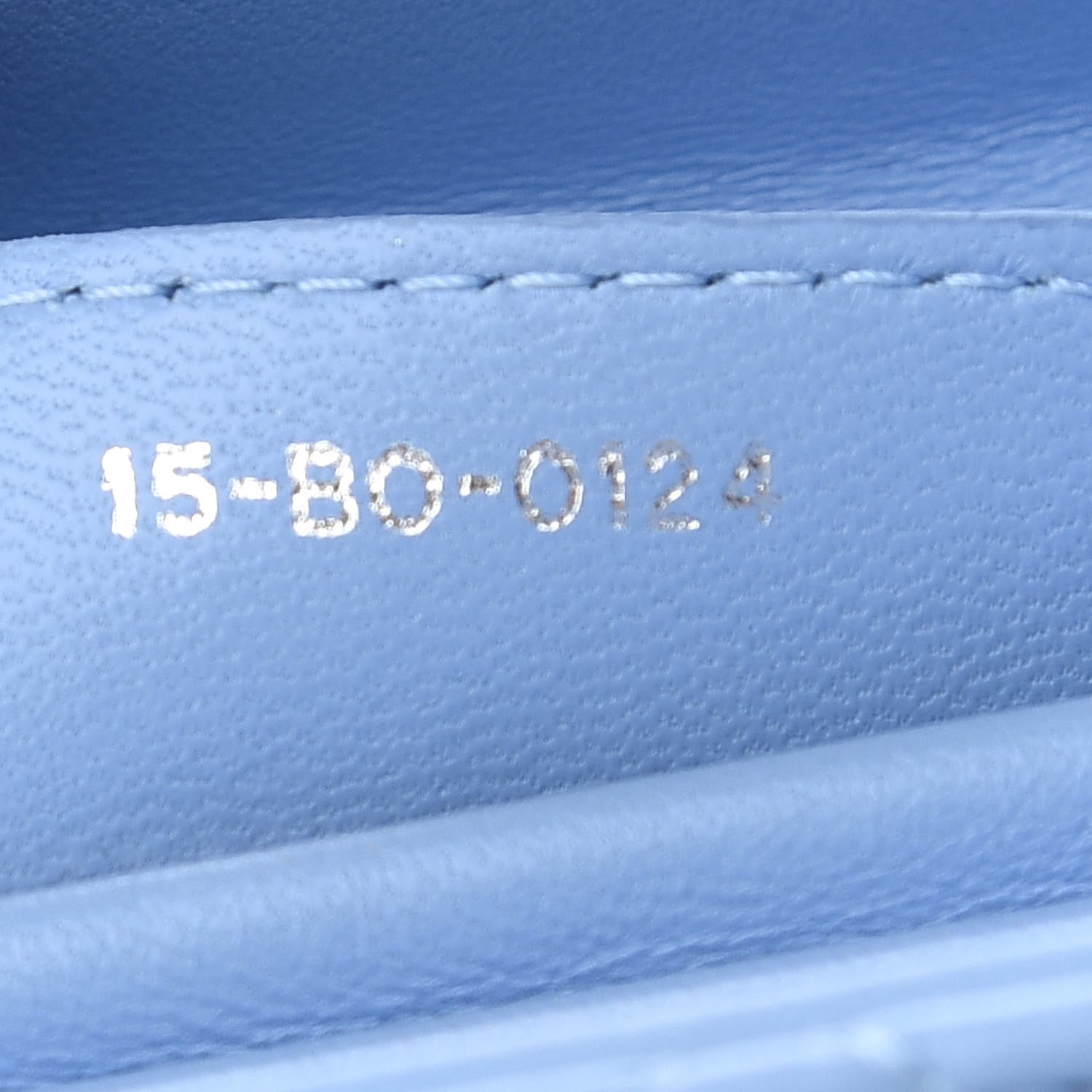 Christian Dior Lambskin Cannage Medium Lady Dior Light Blue 6 of 9