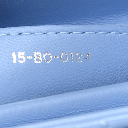 Christian Dior Lambskin Cannage Medium Lady Dior Light Blue 6 of 9