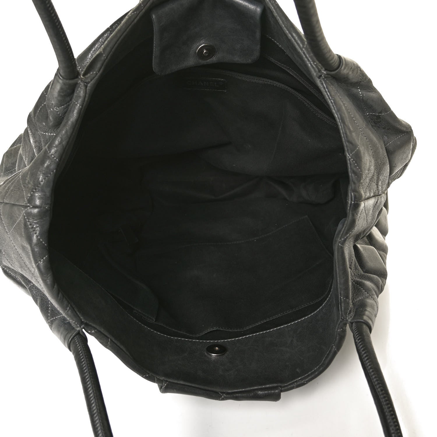 Chanel Calfskin Sloane Square Tote Black 4 of 9