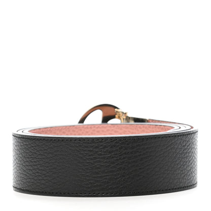 Gucci Calfskin 1973 Reversible Belt 115 46 Black Pink 2 of 5