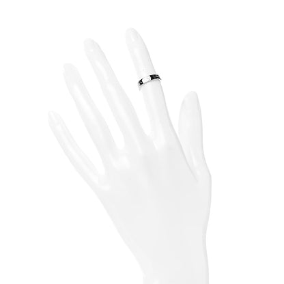 Cartier 18K White Gold 3.5mm LOVE Wedding Band Ring 46 3.75 2 of 4