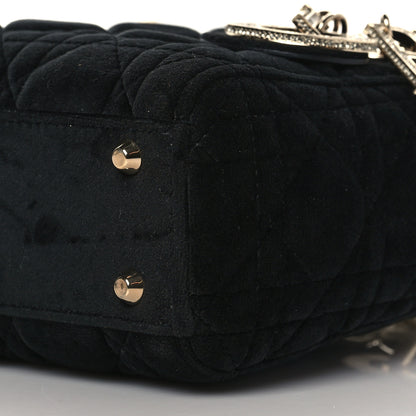Christian Dior Velvet Mini Lady Dior Black 10 of 11