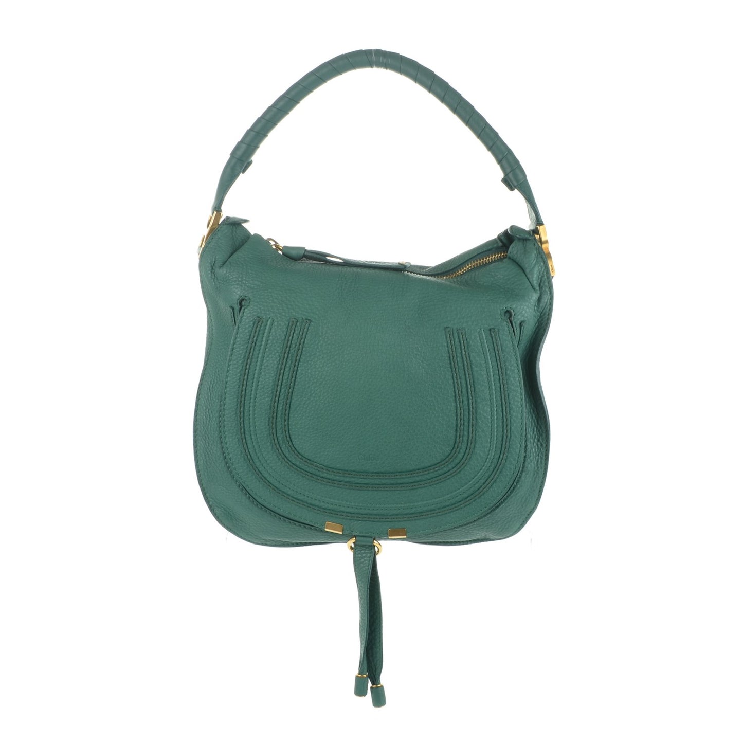 Calfskin Medium Marcie Hobo Emerald